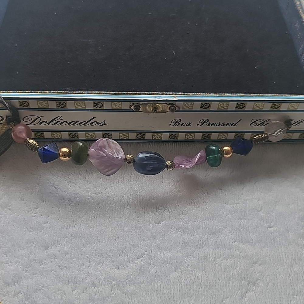 Vintage Unique Delicados Dominican Republic Cigar Box With Beaded Handle EUC - Picture 11 of 15